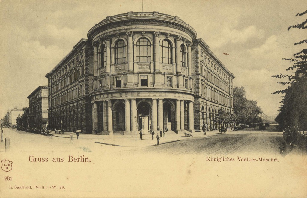 The Museum of Ethnology on a post card, around 1900
