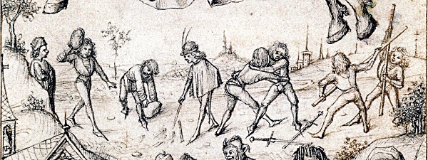 Detail from Hausbuch Wolfegg, fol. 14r 