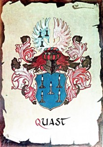 Coat of arms of the house of Quast.