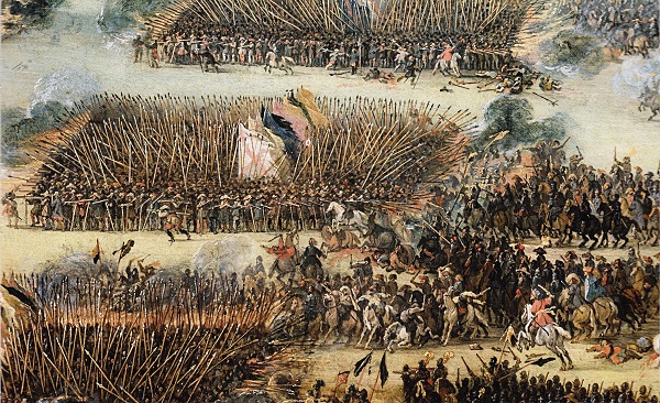 Spanish Tercios: In the Eighty Years' War (Dutch War of Independence, 1568-1648) Spanish troops fought against the Dutch in deeply staggered pike formations. The Tercios were considered the best infantry squads in Europe.