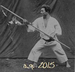 Taira Shinken in the Karate-dō Taikan 1938.